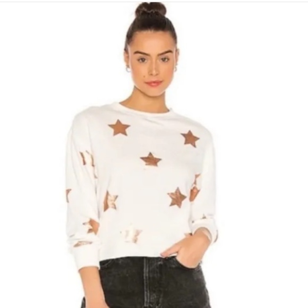 Spiritual gangster Mazzy star white pullover small